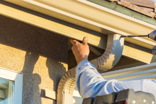 Cost of Aluminum Rain Gutter Service in Brighton